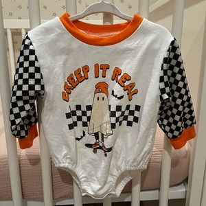 Halloween “Creep It Real” Bubble Romper